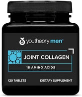 Youtheory Men's Joint Collagen with 18 Amino Acids - Joint Support Supplement with Boswellia Extract, Ginger & Black Pepper* - Dairy, Soy & Gluten Free - 120 Tablets